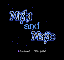 Might and Magic Title Screen